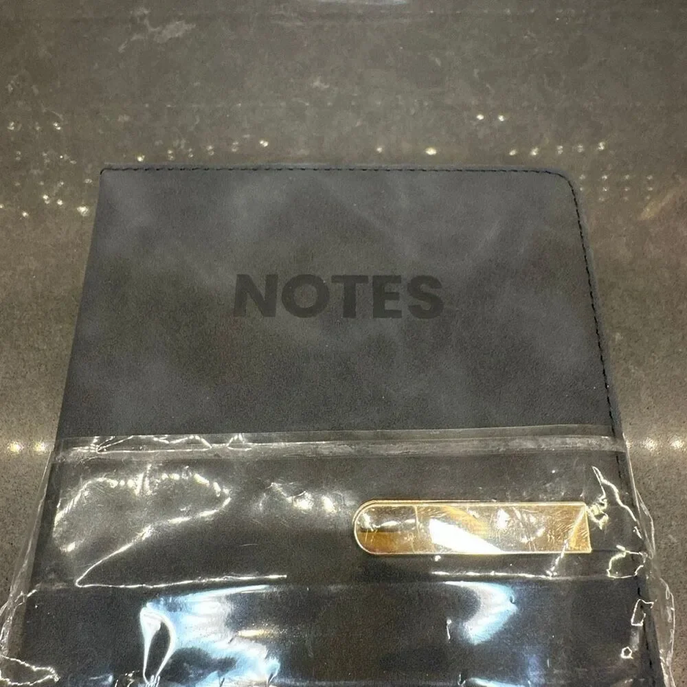 Faux Leather Padded Notebook-NWOT